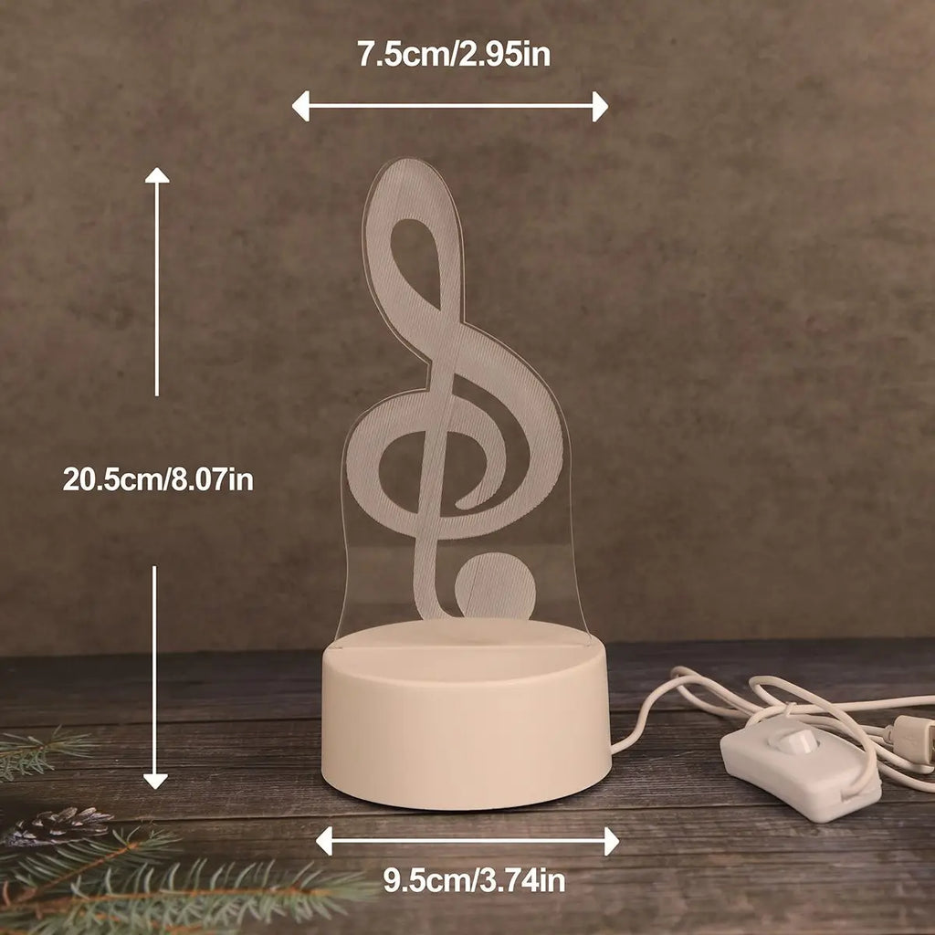 Melody Note 3D LED Night Light