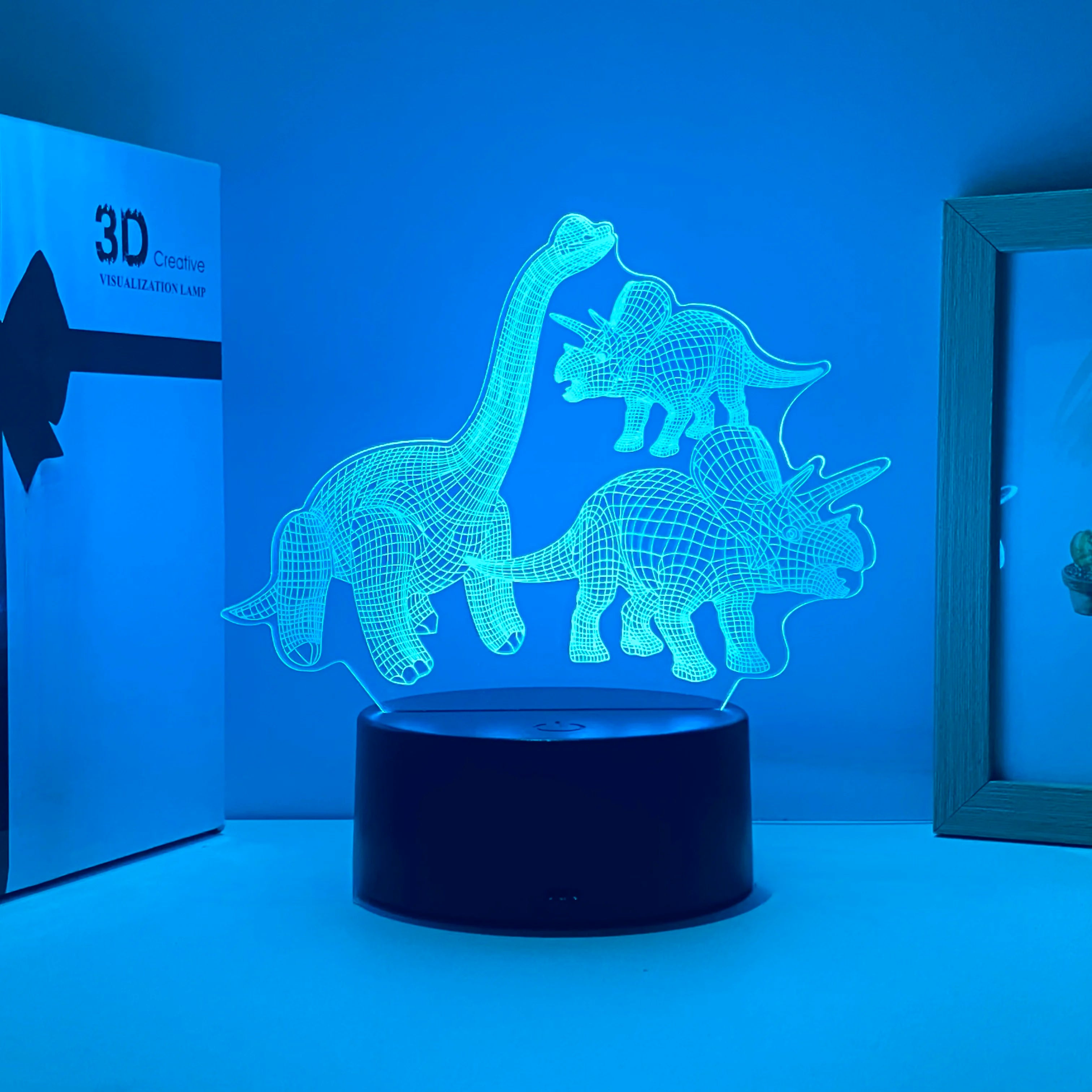 Retro Dinosaur 3D LED Night Light