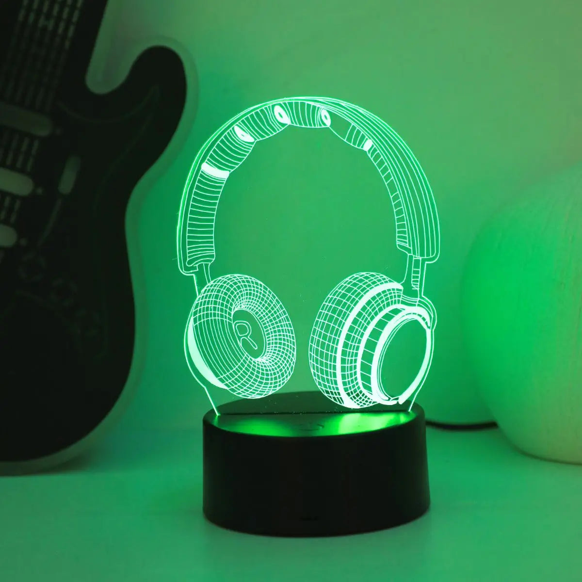 Headphones Glow 3D Night Light