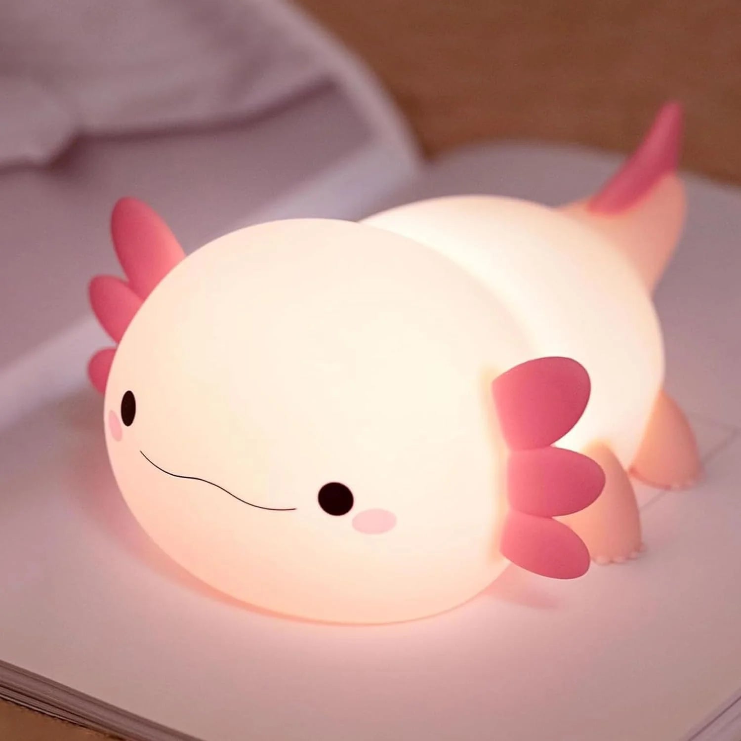 Axolotl Glow Silicone Night Light
