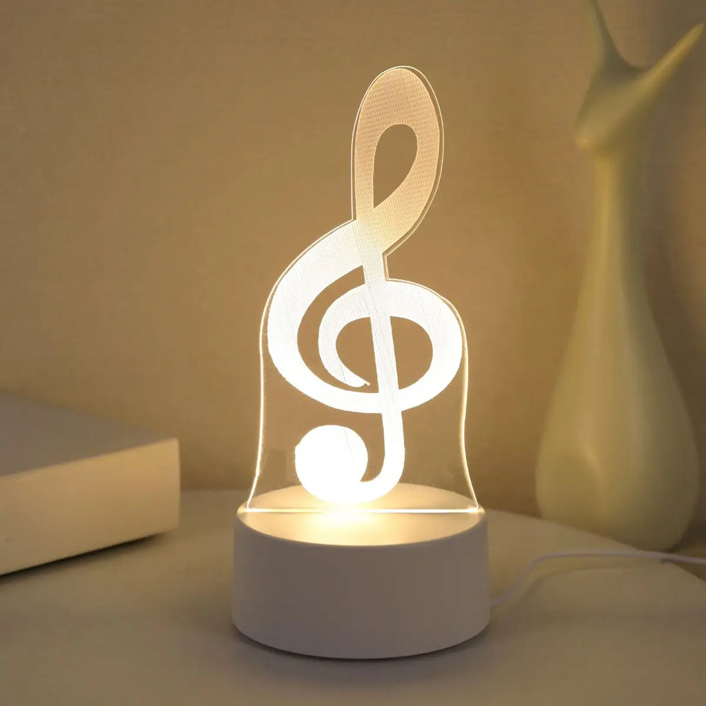Melody Note 3D LED Night Light
