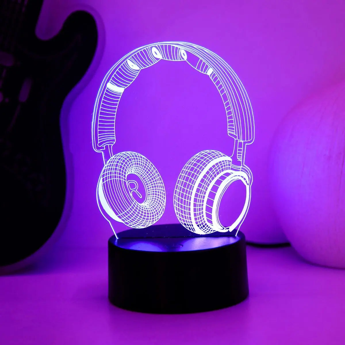 Headphones Glow 3D Night Light