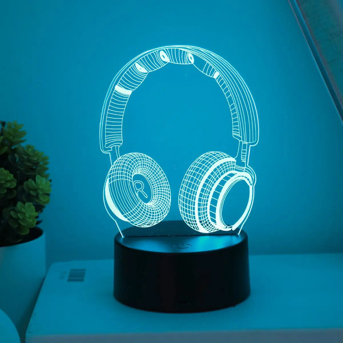 Headphones Glow 3D Night Light